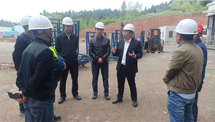 石鎮(zhèn)槐、陳箐帶隊暗訪督導(dǎo)重大項目建設(shè)和安全生產(chǎn)工作